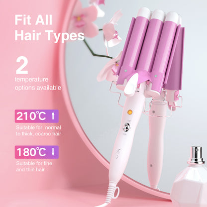 Hair Curling Iron 3 Barrel