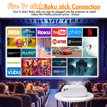 Doosl Mini Projector iDo-X28 White