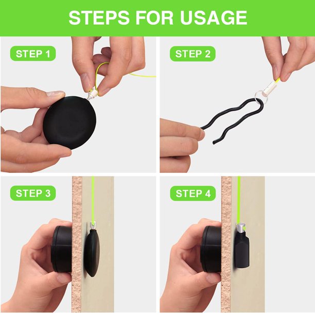 Wiremag Puller, Magnetic Cable Fishing Tools, Man Fish Tape Wire Puller Wall Fishing Tool, Office And Garden Repair Wire Fishing,Wire Pulling System For Your Home And Outdoor(Green)