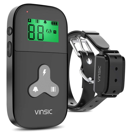 Dog Training Collar,Rechargeable Dog Shock Collar with Remote,1000 ft Anti Bark Dog Training Collar,Dog Bark Collar for Small Medium Large Dogs With 3 Training Modes,LCD Display