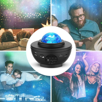 Star Projector, Night Light Projector, Built-in Music Bluetooth Speaker, USB Rechargeable, 10 Lighting Modes for Kids Baby Party Bedroom Home Decor