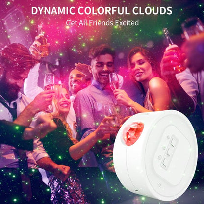 Galaxy Night Light Projector,Rechargeable Star Moon Night Light Outdoor Light Projector for Party Color Changing Sleep Projector for Kids