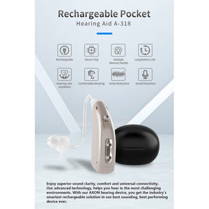 Hearing Aids for Seniors Loss Mini Device High Power Amplifier Sound Enhancer Digital BTE Elderly Ear Care Hearing Amplifier