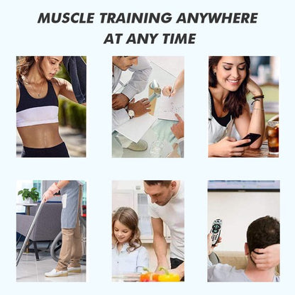 vinsic Abs Stimulator, EMS Muscle Stimulation ABS Belt for Men and Women, Arm and Leg Trainer, Home Gym Fitness Equipment with 14 Extra Gel Pads,6 Modes 10 Levels, USB Charging (Black)