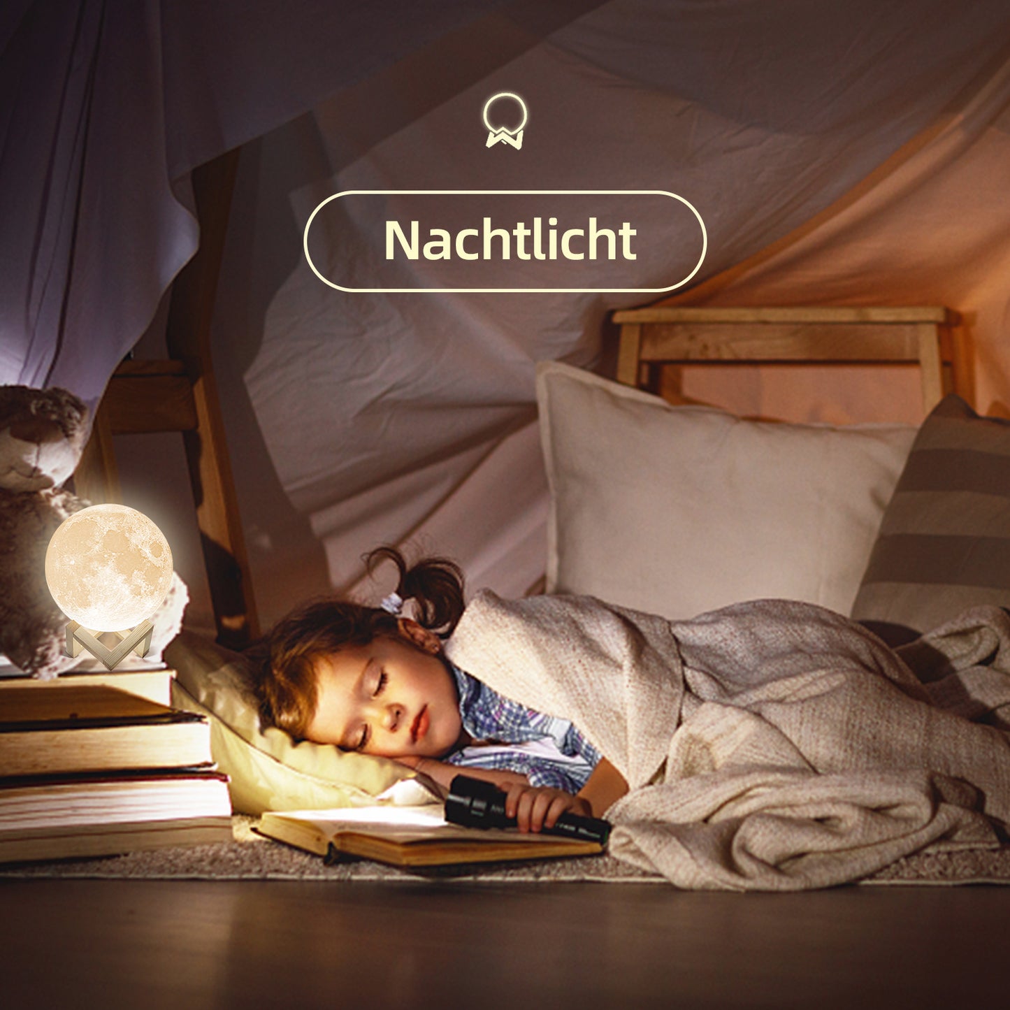 3D Print Cool Moon Night Light