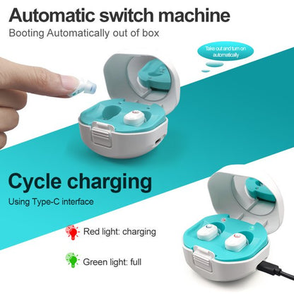 Hearing Aids for Seniors, Rechargeable Personal Hearing Amplifier Devices ITE Charging Case