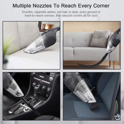 Portable Car Vacuum, 7kpa Wireless Hand Vacuum Cleaner Powerful Dustbuster with Washable HEPA Filter Multi-Purpose for Home Car