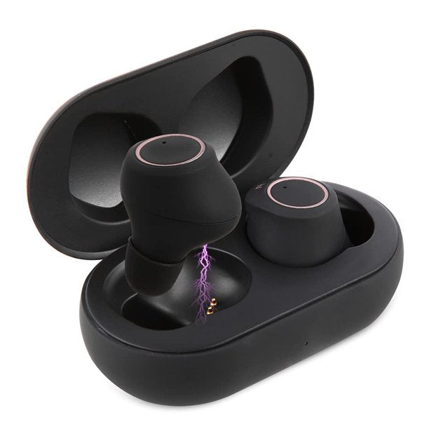 Doosl Hearing Aids for Seniors, Mini Invisible Rechargeable Hearing Amplifier to Aid Hearing with Noise Cancelling Volume Control with Charging Box,Black