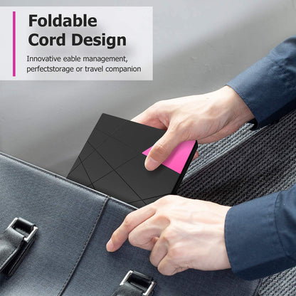 External DVD CD Drive, USB 3.0 Portable External DVD/CD RW Burner Drive with Micro SD Adapter for iMac MacBook Air Pro, CD Burner Compatible with Desktop PC