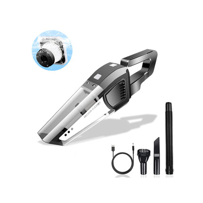 Qunler Handheld Vacuum Cleaner, 120W Cordless Dustbuster Portable Hand Vacuum for Car, Home, Wet or Dry Use, Black