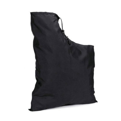 Vinsic Replacement Leaf Blower Vac Bag Storage Bag with Zipper and Adjustable Drawstring, Black, 27 X 22 Inches