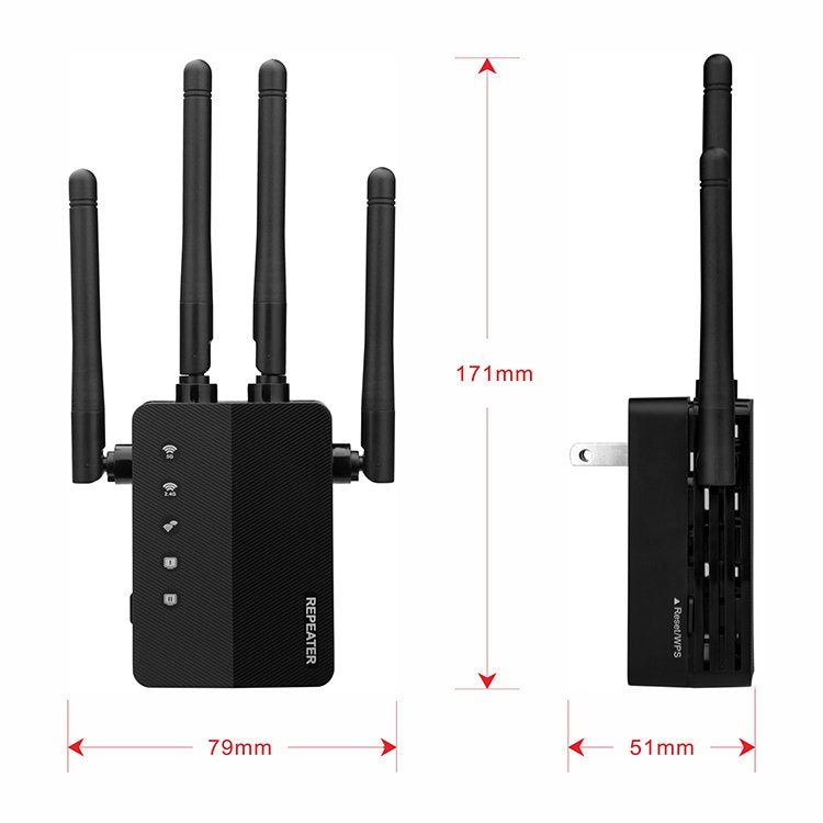 Netgear Wifi Extender, Emossie Dual Band AC1200 Wifi Extenders Signal Booster with Router Repeater or AP Mode