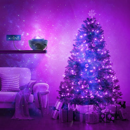 Star Projector, Night Light Projector, Built-in Music Bluetooth Speaker, USB Rechargeable, 10 Lighting Modes for Kids Baby Party Bedroom Home Decor