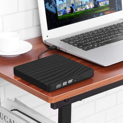 Ifanze External DVD Drive,Portable Mobile External Drives DVD-RW Writer/Burner/Rewriter ROM Drive, Perfect for Mac OS/Win7/Win8/Win10/Vista PC Desktop lapto P
