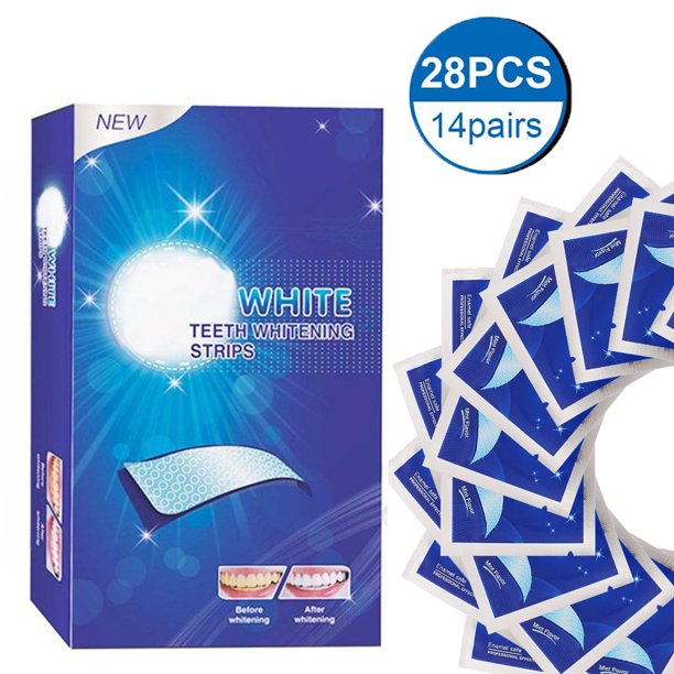 IFanze Instant Teeth Whitening Strips, White Strips for Teeth - 14 Pairs Professional Home Use Teeth Whitening Kit
