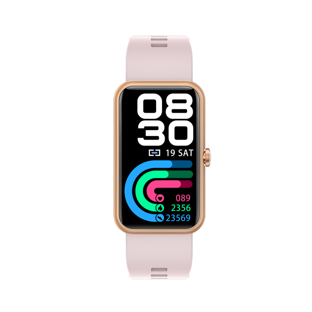 JoRocks Smart Watch, Accurate Fitness Tracker, Step Counter, Heart Rate Monitor & Sleep Tracker, Waterproof Activity Tracker for iPhone & Android Phones, Pink