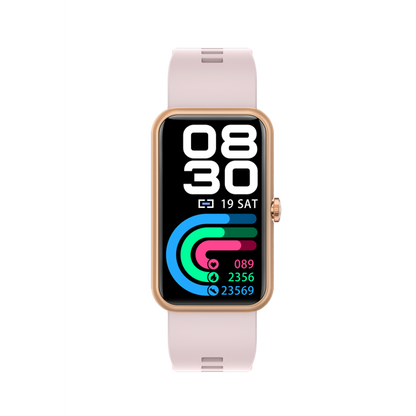 JoRocks Smart Watch, Accurate Fitness Tracker, Step Counter, Heart Rate Monitor & Sleep Tracker, Waterproof Activity Tracker for iPhone & Android Phones, Pink