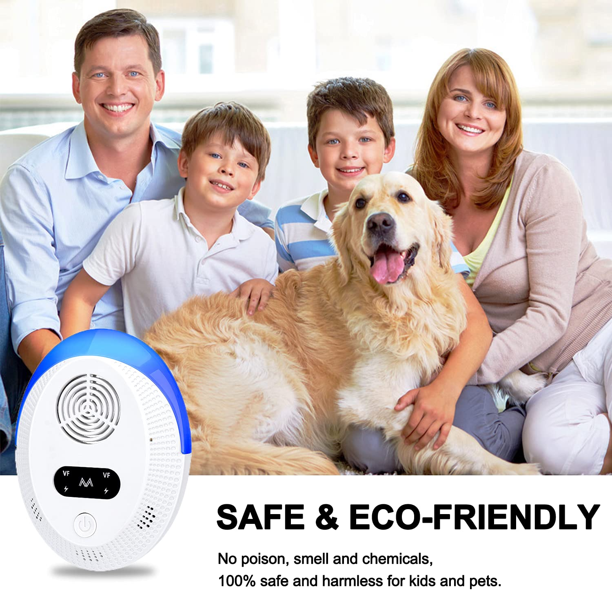 Emossie Ultrasonic Pest Repeller 6 Pack, Indoor Pest Control, Ultrasonic Pest Repellent, Indoor Pest Control for Home,Kitchen, Office, Warehouse, Hotel