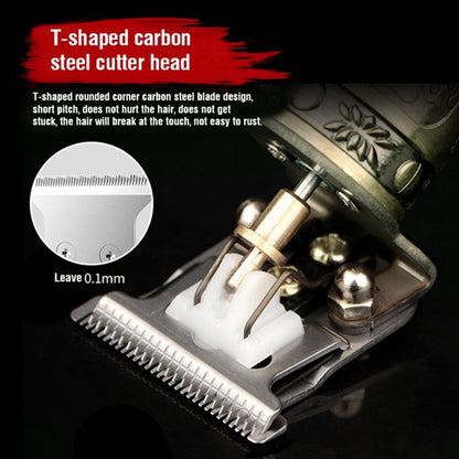 Hair Clippers Beard Trimmer for Men, T-Blade Cordless Hair Cutting Kits(Gold)