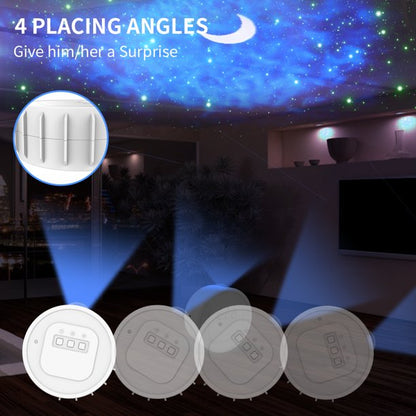 Galaxy Night Light Projector,Rechargeable Star Moon Night Light Outdoor Light Projector for Party Color Changing Sleep Projector for Kids