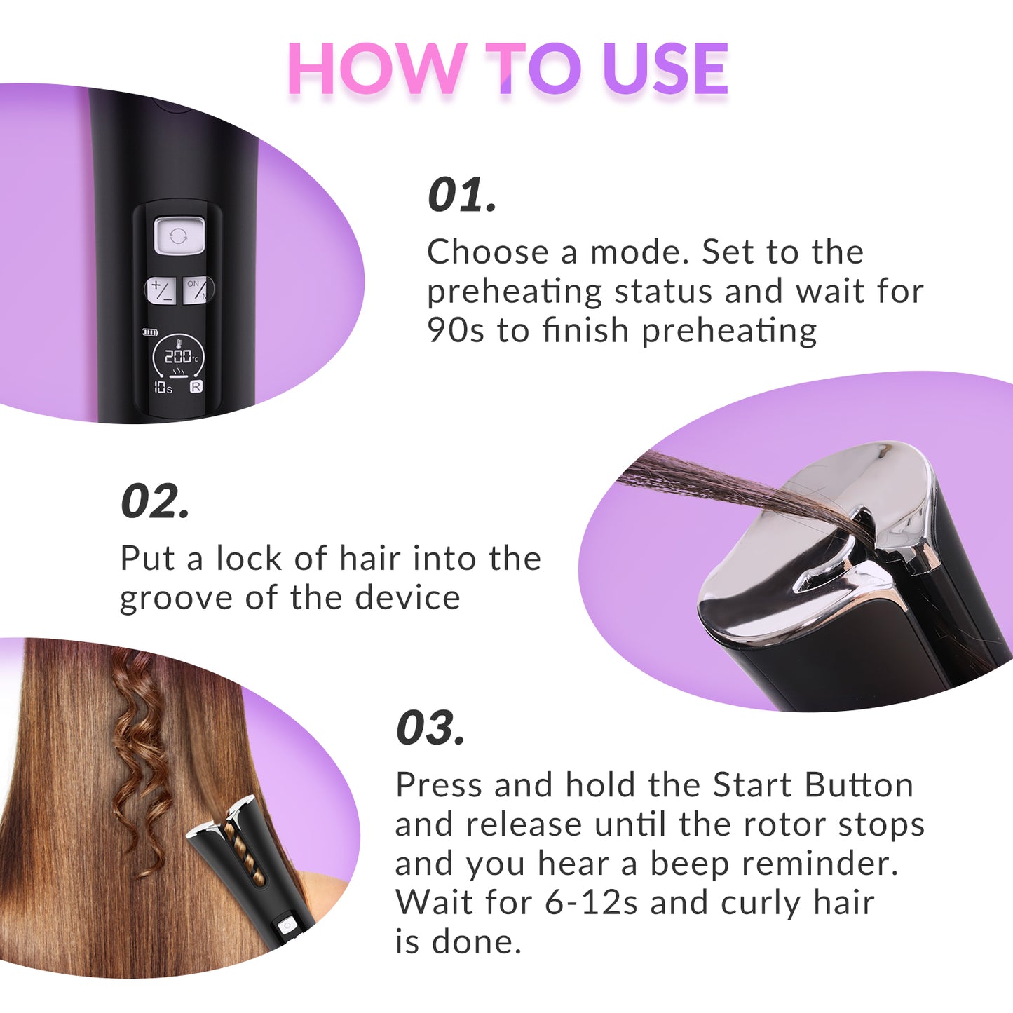 Cordless Auto Curler