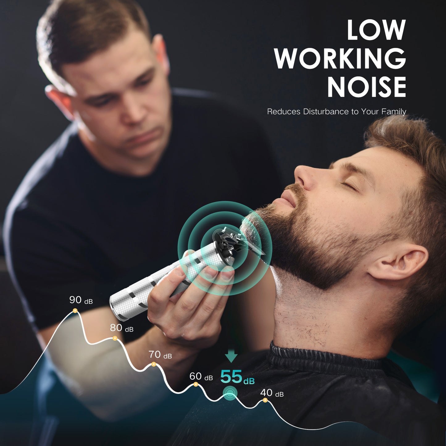 Hair Clippers Beard Trimmer for Men