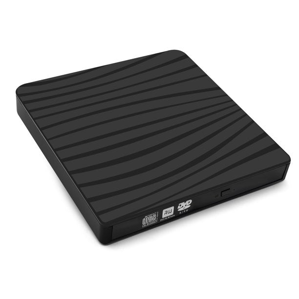 Ifanze External DVD Drive,Portable Mobile External Drives DVD-RW Writer/Burner/Rewriter ROM Drive, Perfect for Mac OS/Win7/Win8/Win10/Vista PC Desktop lapto P