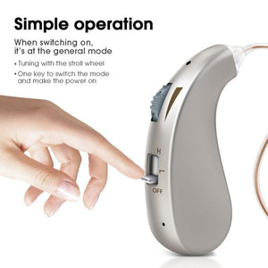 Hearing Aids for Seniors Loss Mini Device High Power Amplifier Sound Enhancer Digital BTE Elderly Ear Care Hearing Amplifier