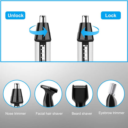 Ear and Nose Hair Trimmer for Men