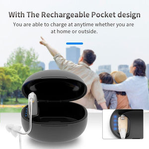 Hearing Aids for Ears Rechargeable Vinmall Hearing Amplifier for Seniors with Charging Case