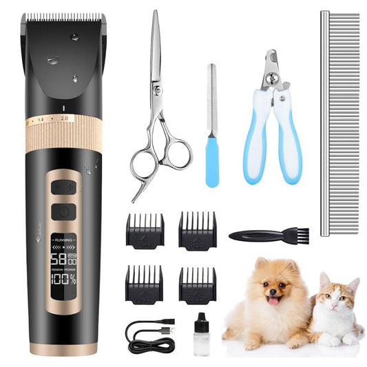 Mrdoggy Clearance!Dog Clippers Best Choice For Pets, Dog Clippers For Thick Fur Has Safe And Sharp Blade, Electric Dog Clippers Heavy Duty With Low Vibration, Wahl Dog Groom Clippers For All Pets, J31