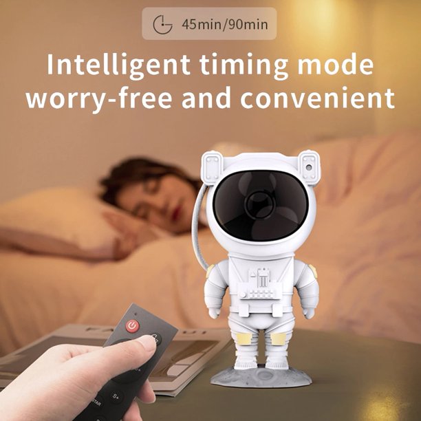 Kids Star Projector Night Light with Timer and Remote Control, Astronaut Nebula Galaxy Night Light Projector with 360°Adjustable Design for Children Adults Baby Bedroom, Study Room and Game Room
