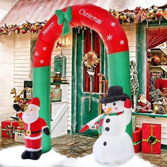 8 Foot Christmas Inflatable Arch for Christmas Indoor Outdoor Decorations