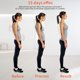 Posture Corrector for Men and Women,Upper Back Straightener Brace, Clavicle Support Adjustable Device for Thoracic Kyphosis and Providing Shoulder Neck Pain Relief Fits Chest Size 37-49''