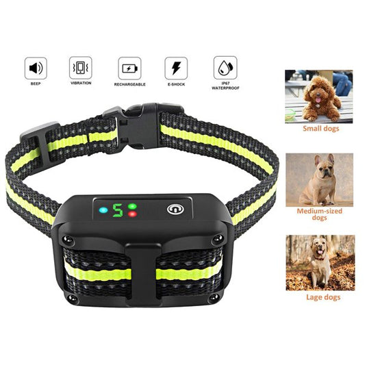 Mrdoggy Dog Bark Collar, MrDoggy Shock Collar with Beep Vibration and Shock for Small Medium Large Dogs Training