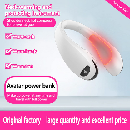 Vinmall Portable Personal Heater with Digital Display USB Rechargeable for Office Room Desk Indoor Use