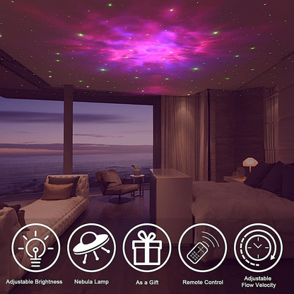 Astronaut Galaxy Projector, Doosl Star Night Light Projector for Kids, Projector Lamp for Bedroom, Outdoor, Holiday, Christmas