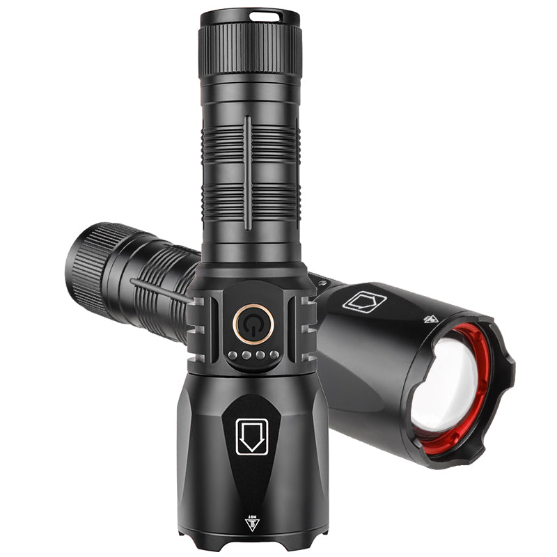 Doosl 120000 Lumens Rechargeable LED Flashlight