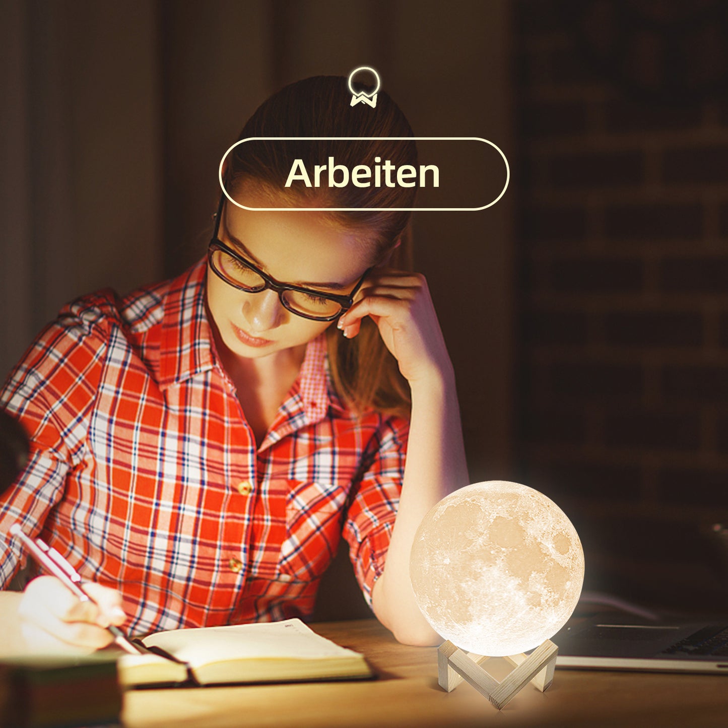 3D Print Cool Moon Night Light