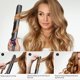 Xpreen Hair Straighteners and Curling Iron 2 in 1, Professional Ceramic Tourmaline Ionic Flat Iron with Adjustable Temp, LCD Digital Display for Smooth, Curls and Wave All Hair Types