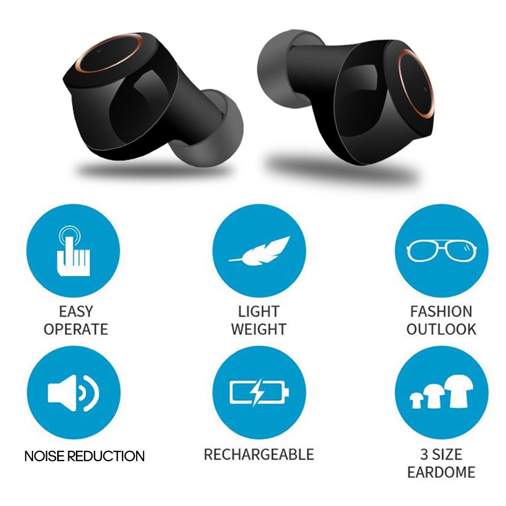 Hearing Aid for Ears BTE Ear Assist Device,Suitable For Any Ear Shaped,Volume Control,Adjustable Sound Hearing Amplifier for Elderly Hearing Loss,with Noise Cancelling