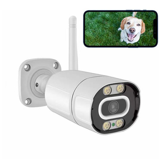 2K Outdoor Security Camera, 3.0MP Full HD Wifi Cameras for Home Security, Wire Powered Wireless Bullet Camera