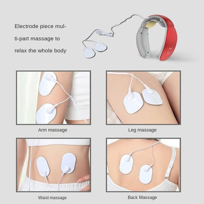 Neck Massager,Intelligent Portable Neck Massage with Heat Cordless,4 Modes 15 Levels Smart Deep Tissue Trigger Point Massage Use at Home,Outdoor,Office,Car