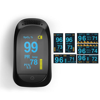 vinsic Pulse Oximeter Fingertip, Portable Pulse Oximeter with Lanyard
