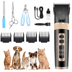 Dog Clippers, Dog Clippers For Thick Fur Has Safe And Sharp Blade, Electric Dog Clippers Heavy Duty With Low Vibration, Wahl Dog Groom Clippers Best Choice for Dogs Cats and Others, J312