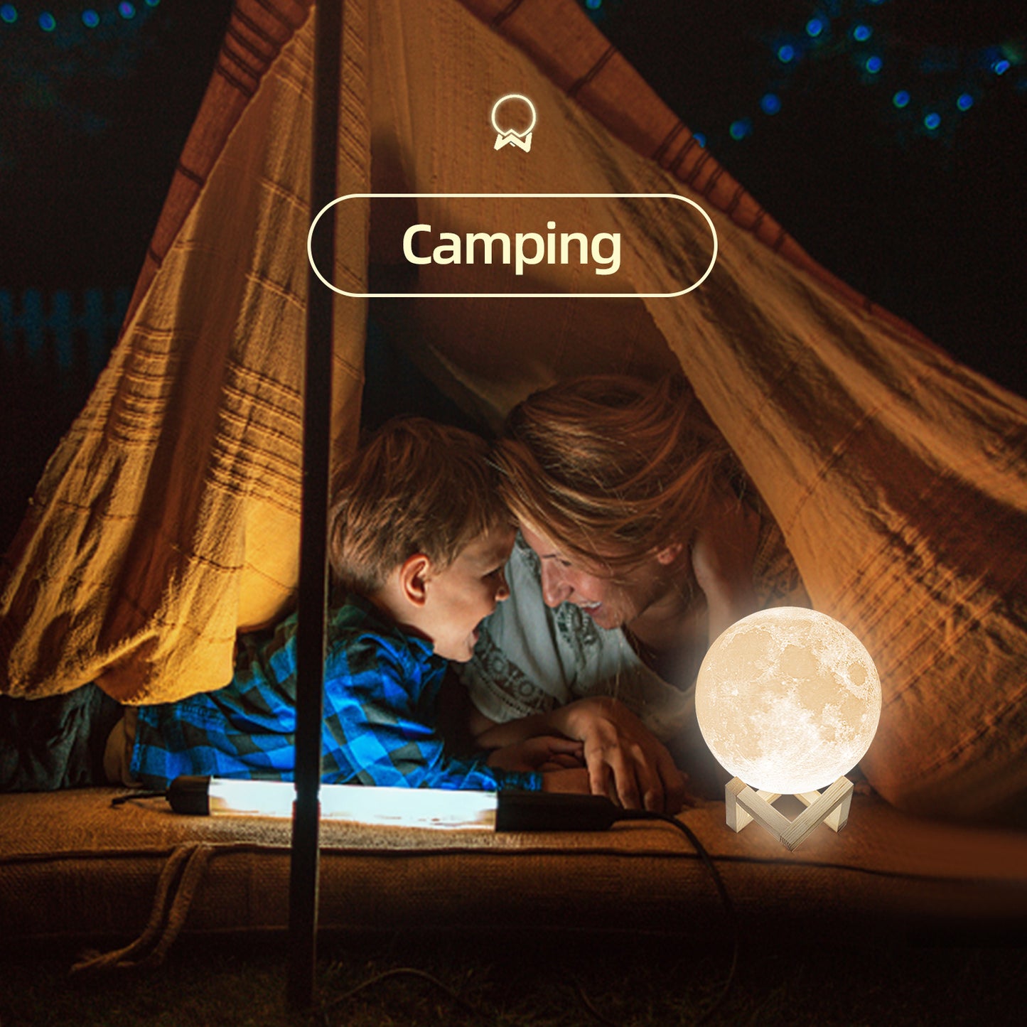 3D Print Cool Moon Night Light