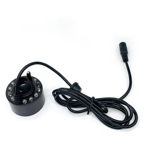 Halloween Mist Maker, Witch Cauldron Fog Smoke Machine with 12 LED Color Changing Lights