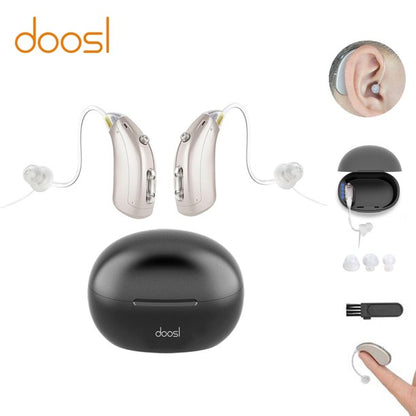 Doosl Hearing Aids for Ears,Rechargeable Hearing Aids For Seniors,Audio Sound Amplrifie For Ears Devices With Volume Control for Both ears