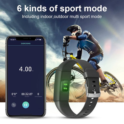 Fitness Tracker Watches, Emossie Health & Activity Tracker, Heart Rate, Sleep Monitoring, IP68 Waterproof Digital Watch for Men Women, Black