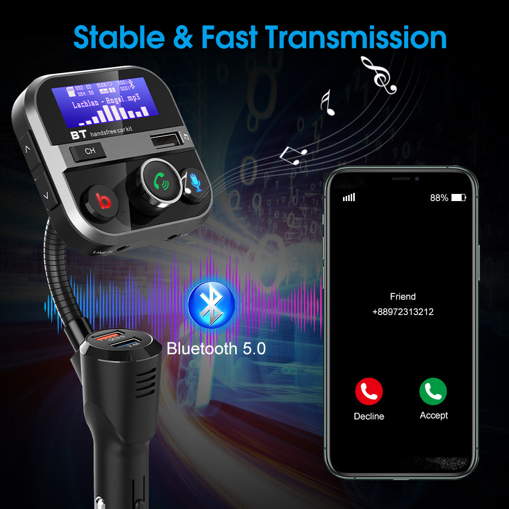 Bluetooth FM Transmitter for Car